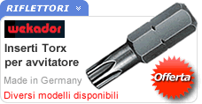 Bits inserti torx Inserti Torx per avvitatore