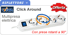 Click Around multipresa elettrica Multipresa elettrica a ciabatta