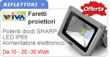 Proiettori Led basso consumo Proiettori Led IP65